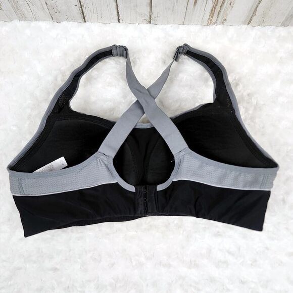 Danskin Now Max Support Cross Back High Impact Sports Bra Black Size 36C - Picture 5 of 8